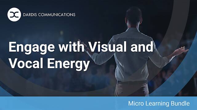 Engage with Visual and Vocal Energy - Micro-Learning Bundle