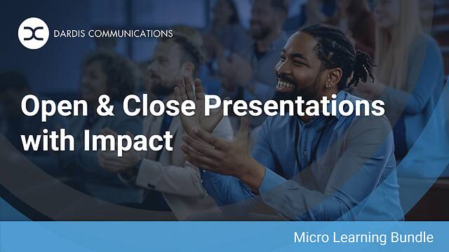 Open and Close Presentations with Impact - Micro-Learning Bundle