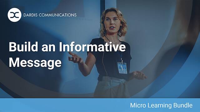 Build an Informative Message - Micro-Learning Bundle
