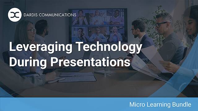 Leveraging Technology During Presentations - Micro-Learning Bundle