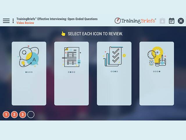 TrainingBriefs® Effective Interviewing: Open-Ended Questions