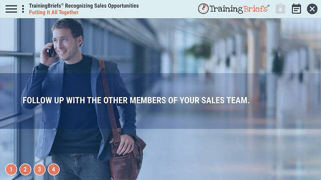 TrainingBriefs® Recognizing Sales Opportunities