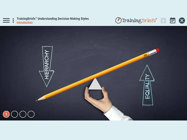 TrainingBriefs® Understanding Decision-Making Styles