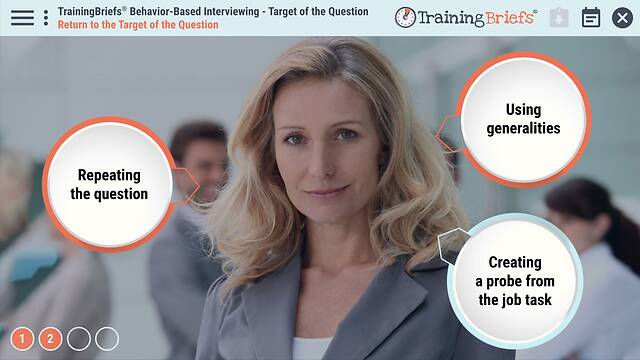 TrainingBriefs® Behavior-Based Interviewing – Target of the Question