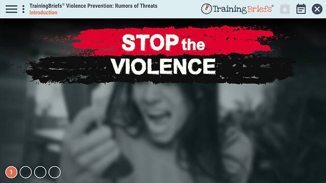 TrainingBriefs® Violence Prevention: Rumors of Threats