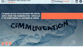 TrainingBriefs® What Language Is That?