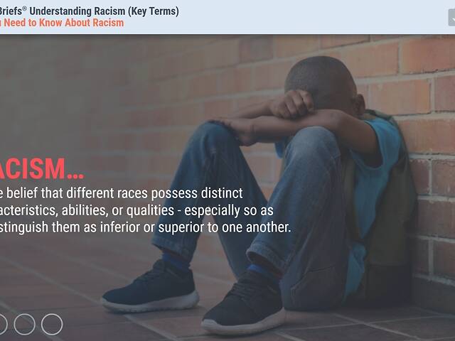 TrainingBriefs® Understanding Racism (Key Terms)