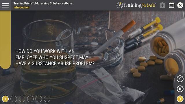 TrainingBriefs® Addressing Substance Abuse
