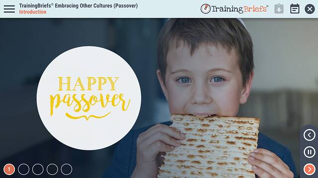 TrainingBriefs® Embracing Other Cultures (Passover)