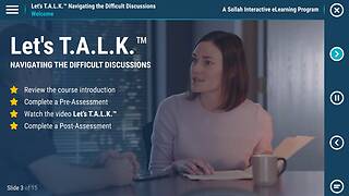 Let's T.A.L.K.™ Navigating the Difficult Discussions