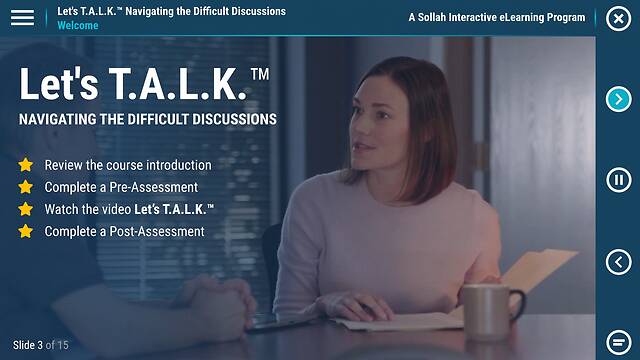 Let's T.A.L.K.™ Navigating the Difficult Discussions