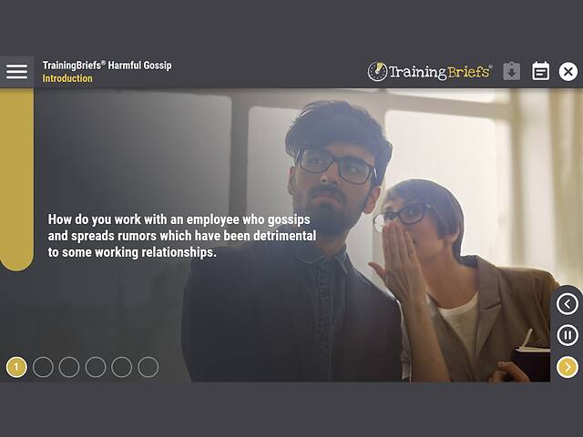 TrainingBriefs® Harmful Gossip