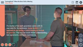 TrainingBriefs® When the Boss Calls a Meeting