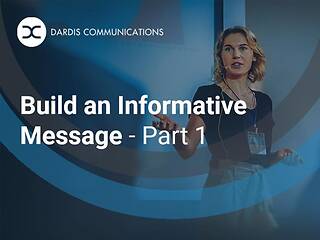 Build an Informative Message - Part 1