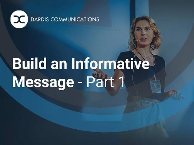 Build an Informative Message - Part 1