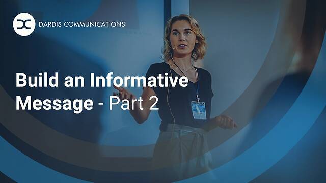 Build an Informative Message - Part 2