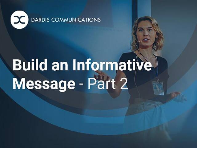 Build an Informative Message - Part 2