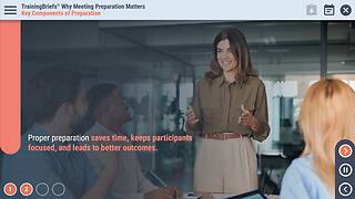 TrainingBriefs® Why Meeting Preparation Matters