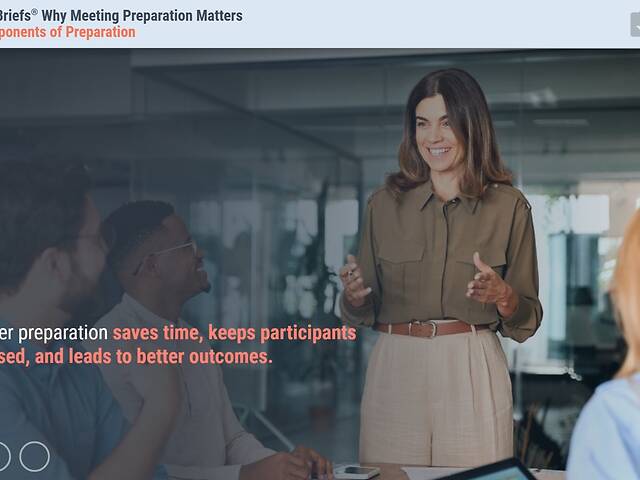 Why Meeting Preparation Matters