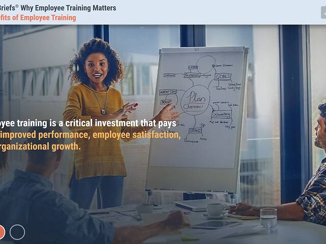 TrainingBriefs® Why Employee Training Matters