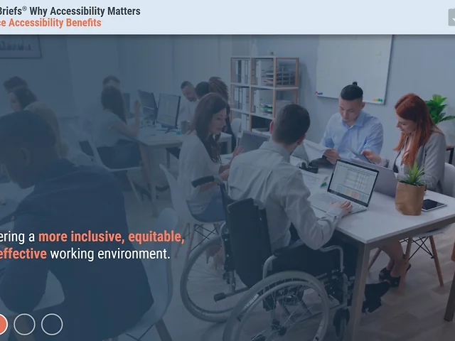 TrainingBriefs® Why Accessibility Matters