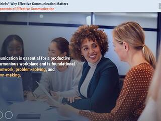 TrainingBriefs® Why Effective <mark>Communication</mark> Matters