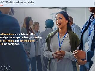 Training Briefs® Why Micro-Affirmations Matter
