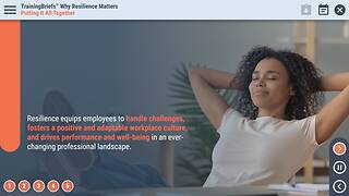 TrainingBriefs®  Why Resilience Matters