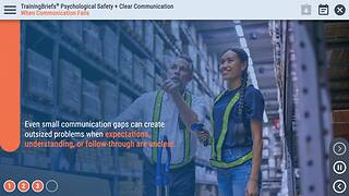 TrainingBriefs® Psychological Safety + Clear <mark>Communication</mark>