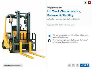 Lift Truck Characteristics, Balance, & Stability™