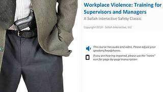Workplace Violence - For Supervisors & Manager™ (of Hourly Employees)