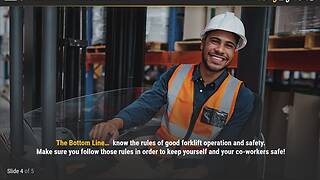 SafetyBytes® - Forklift Safety Common Sense Driving Skills