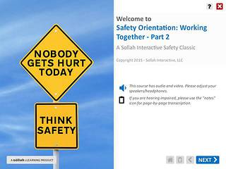 Safety Orientation - Working Together™ - Part 2