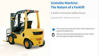 Unstable Machine The Nature of a Forklift™