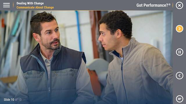 Got Performance?® Dealing With Change