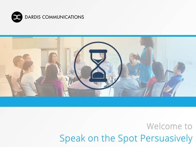 Speak on the Spot Persuasively