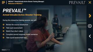 PREVAIL!® Armed Intruder/Active Shooter Training (Manager - Standard)