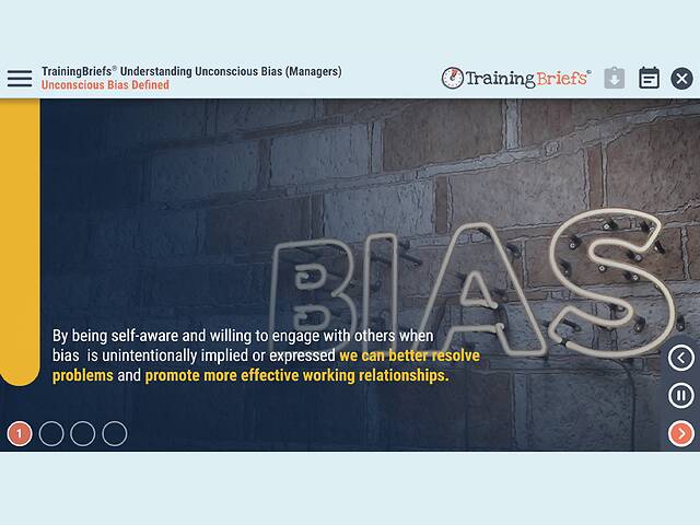 TrainingBriefs® - Understanding Unconscious Bias (Managers)