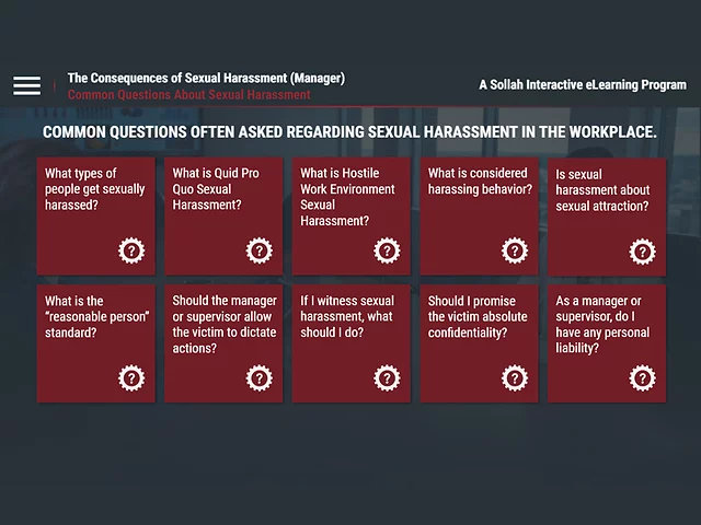 The Consequences of Sexual Harassment™ (NY/NYC Manager)