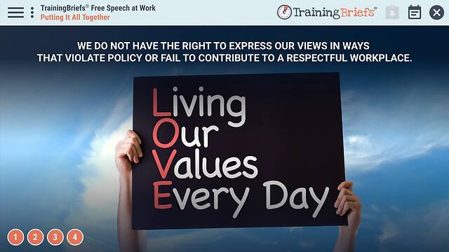 TrainingBriefs® Free Speech at Work