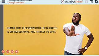 TrainingBriefs® That’s Not Funny!